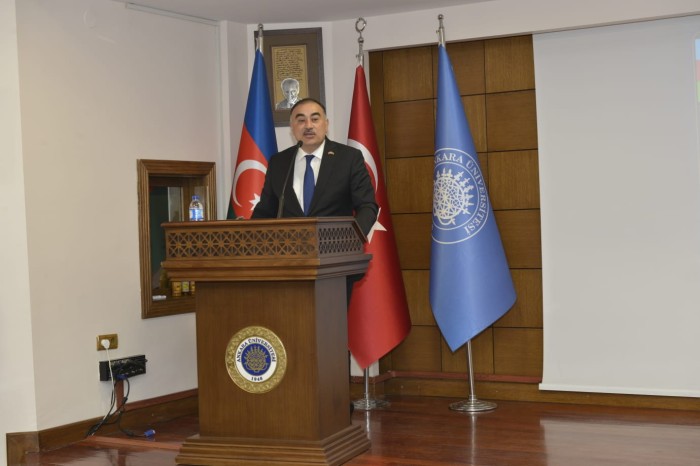 Ankara Univeristetində 18 oktyabr – Müstəqilliyin bərpası günü  qeyd olunub - FOTOLAR